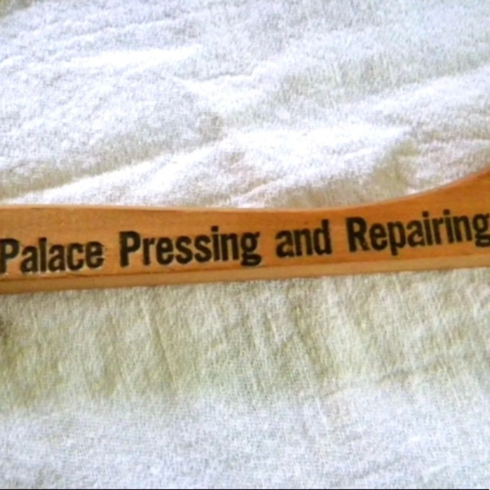 1950 Palace Pressing & Repairing Co., Port Richmond Staten Island, NY Ad Hanger